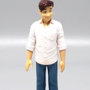 Disney Dad White Button-Up Toy Figure